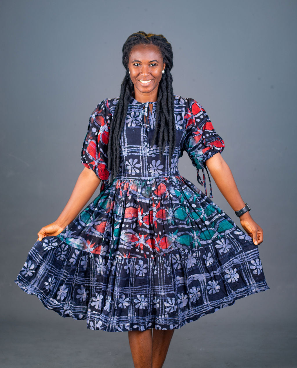 OZICHI AFRICAN PRINT DRESS