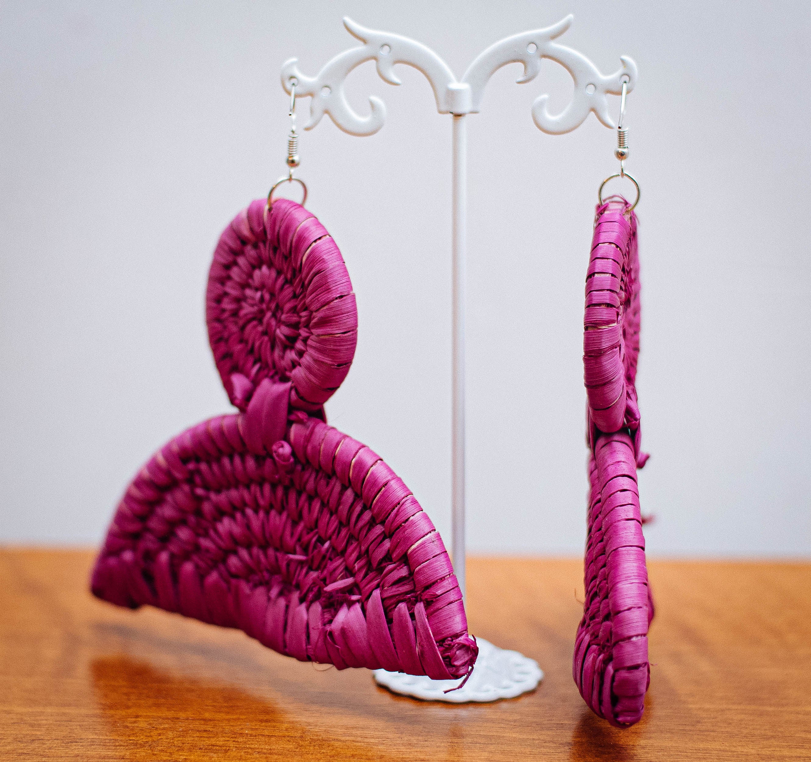 EBERE RAFFIA EAR RINGS