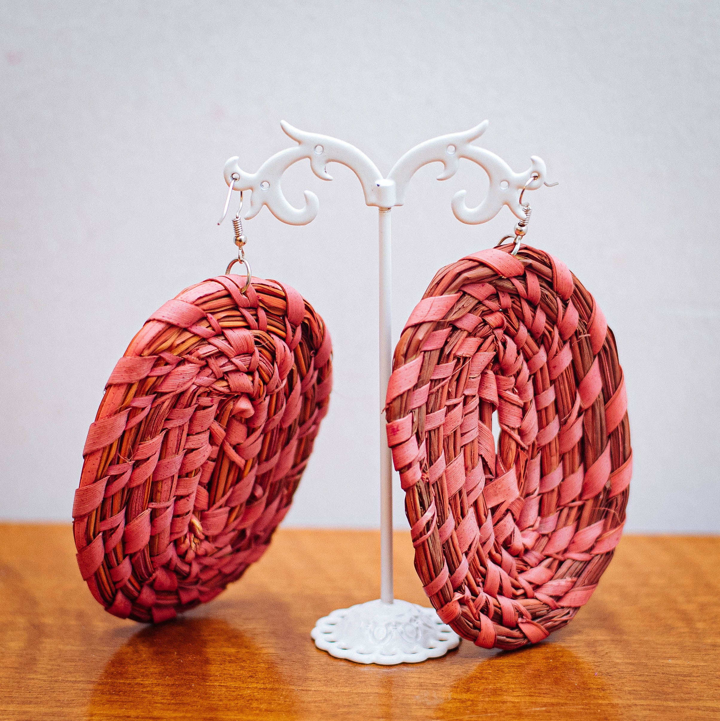 AKUNNA RAFFIA EAR RINGS