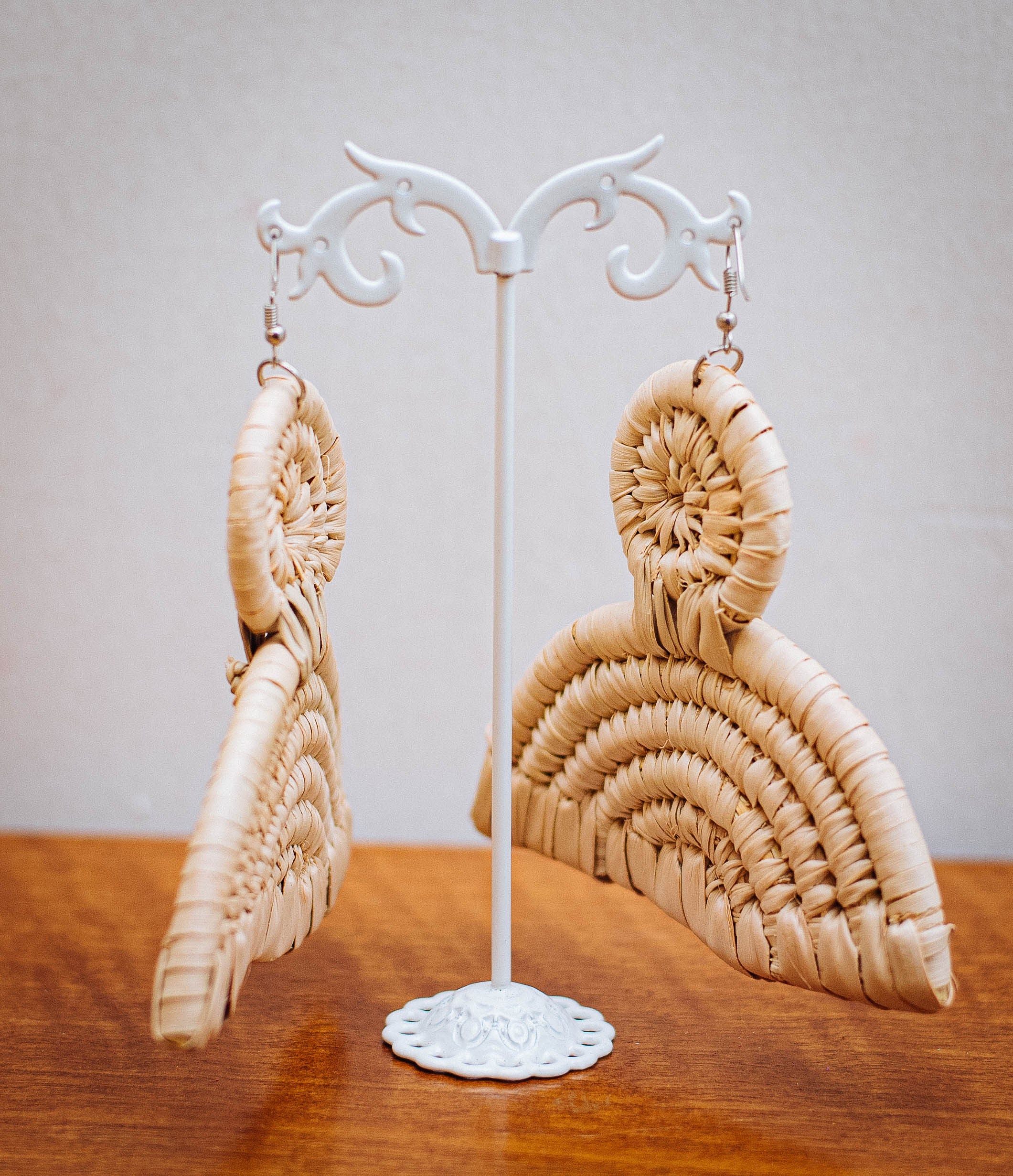 EBERE RAFFIA EAR RINGS