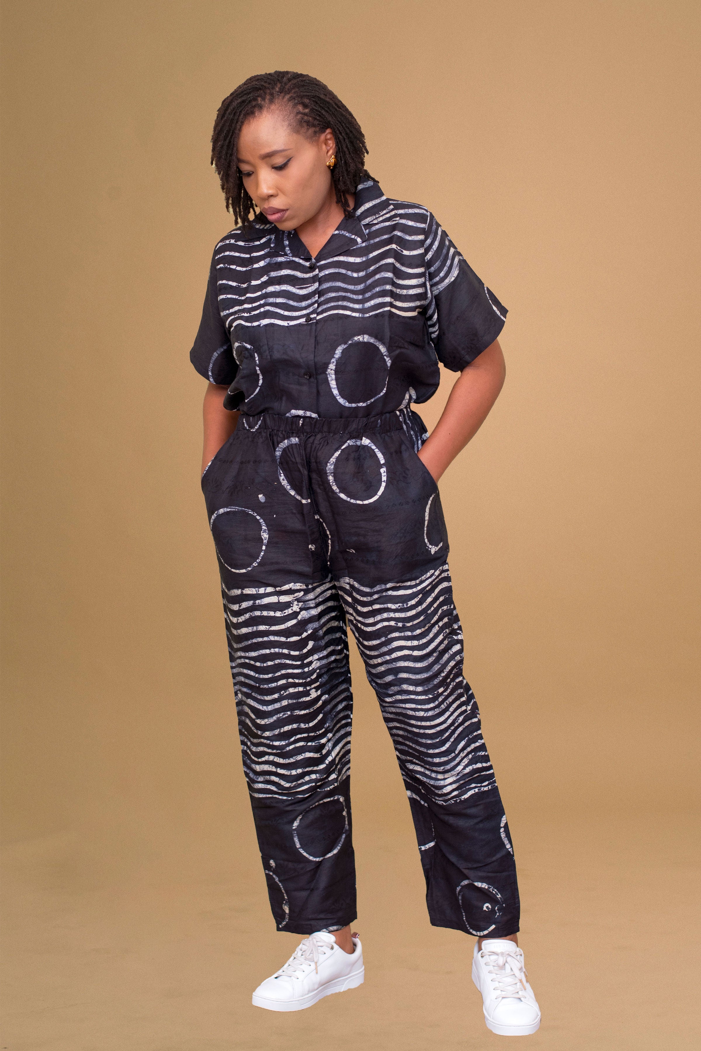 NESO AFRICAN PRINT 2 PIECE PANT SET