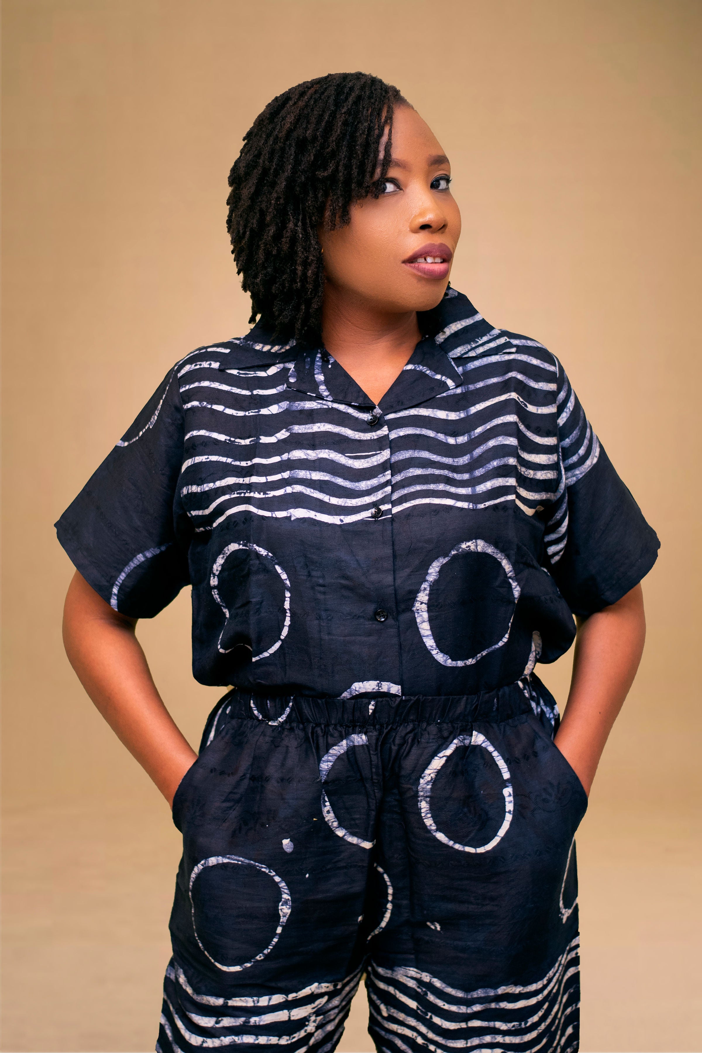 NESO AFRICAN PRINT 2 PIECE PANT SET