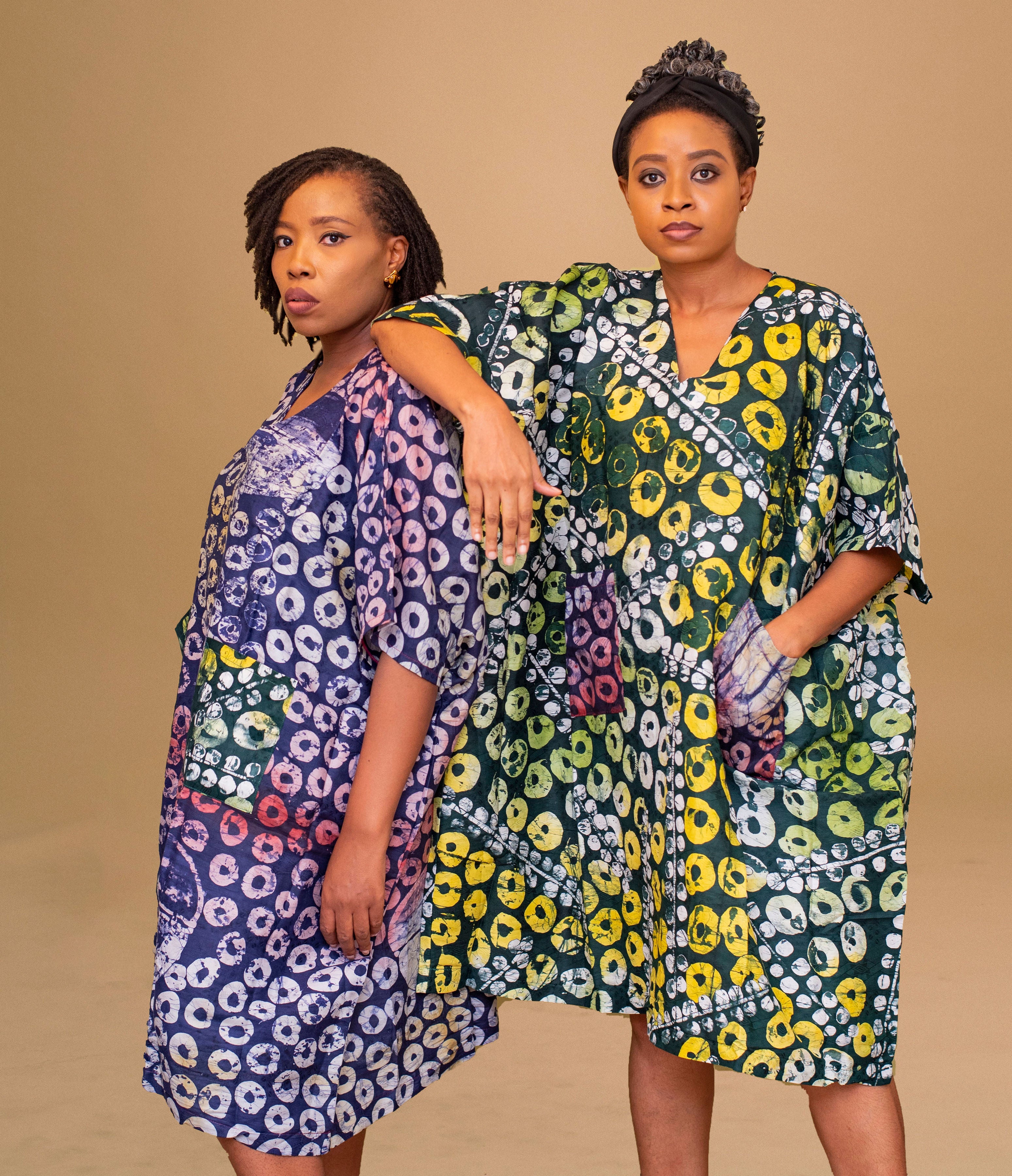 ADAEZE AFRICAN PRINT SHORT BOUBOU
