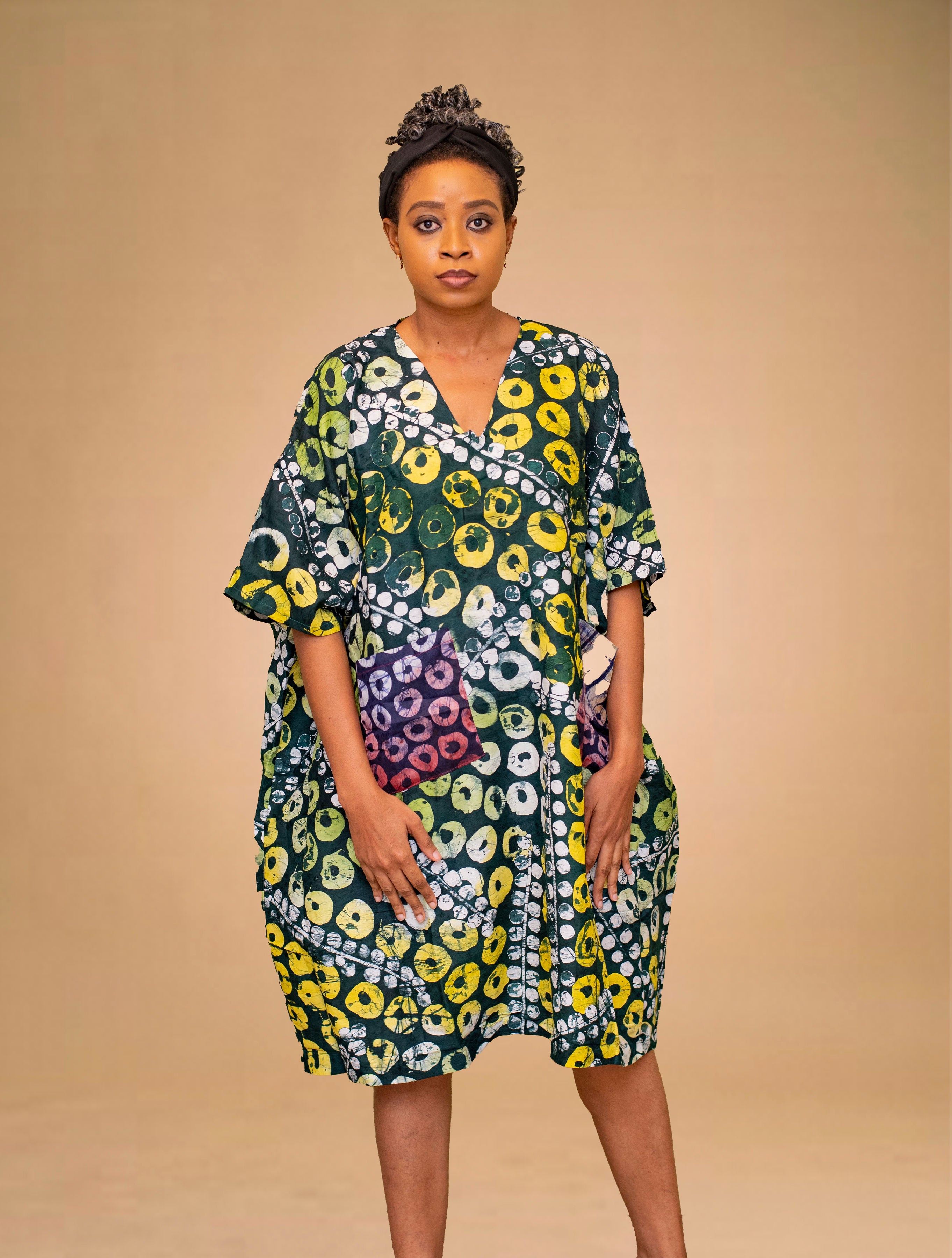 ADAEZE AFRICAN PRINT SHORT BOUBOU