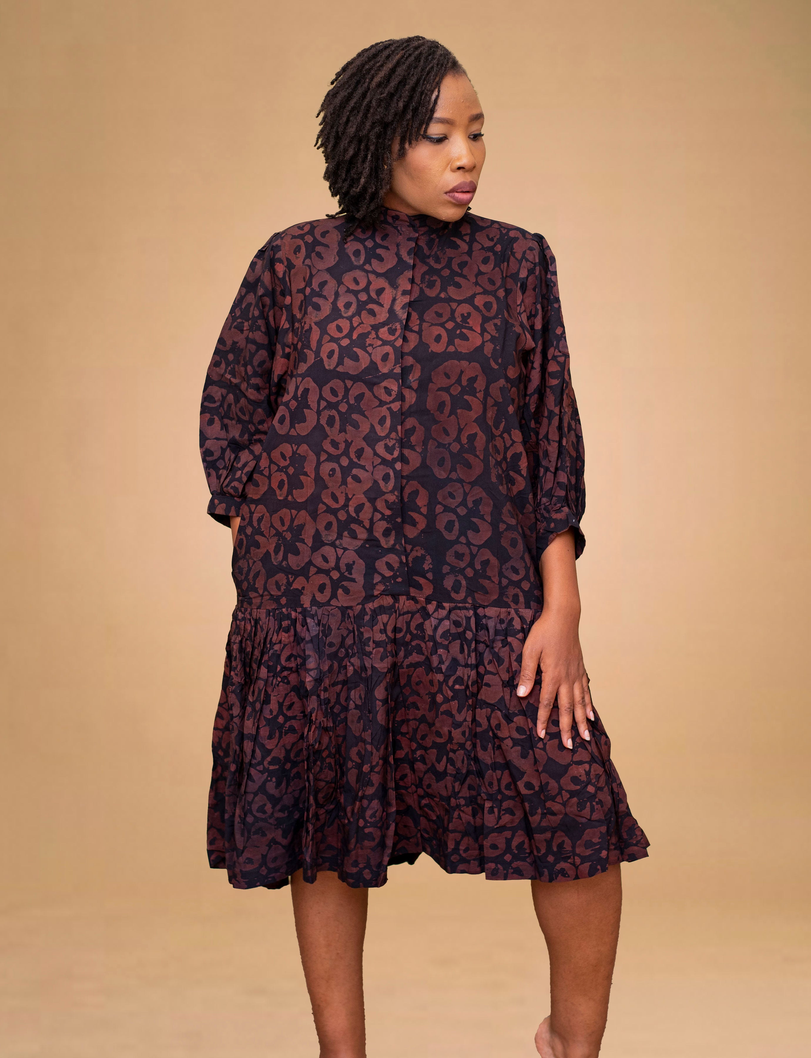 NNE AFRICAN PRINT DRESS