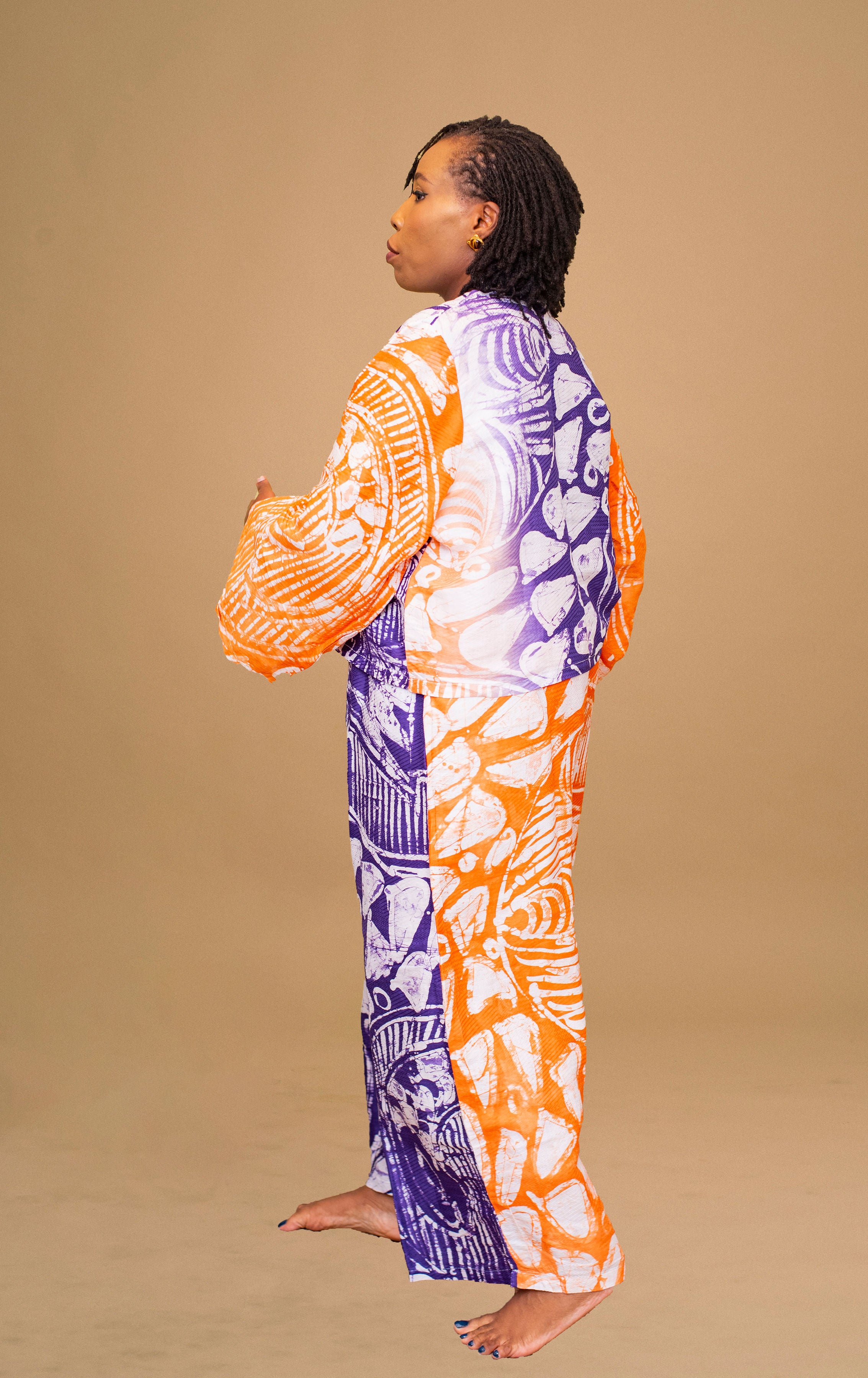 ZINA AFRICAN PRINT 2 PIECE PANT SET