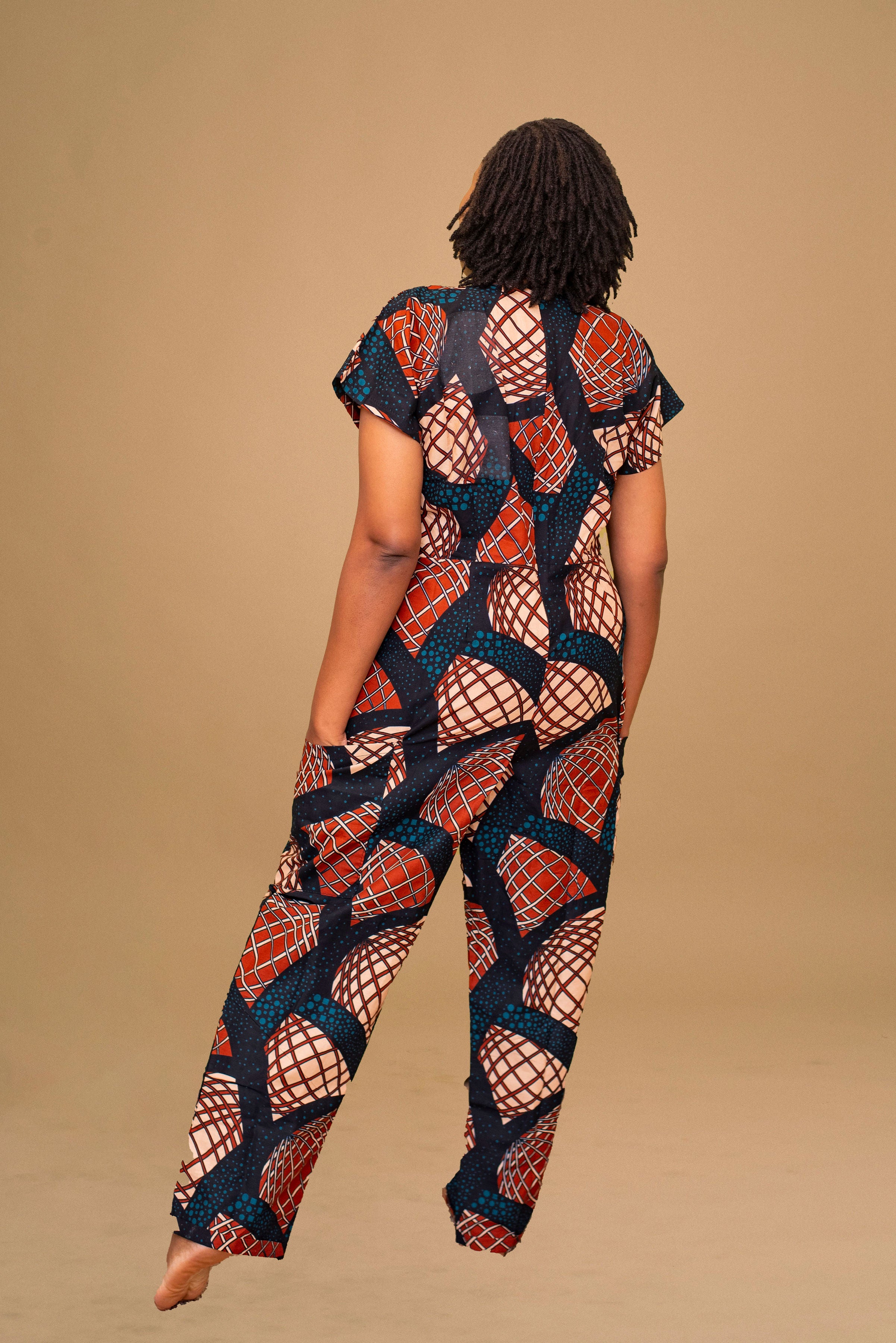 KASIE AFRICAN PRINT JUMPSUIT