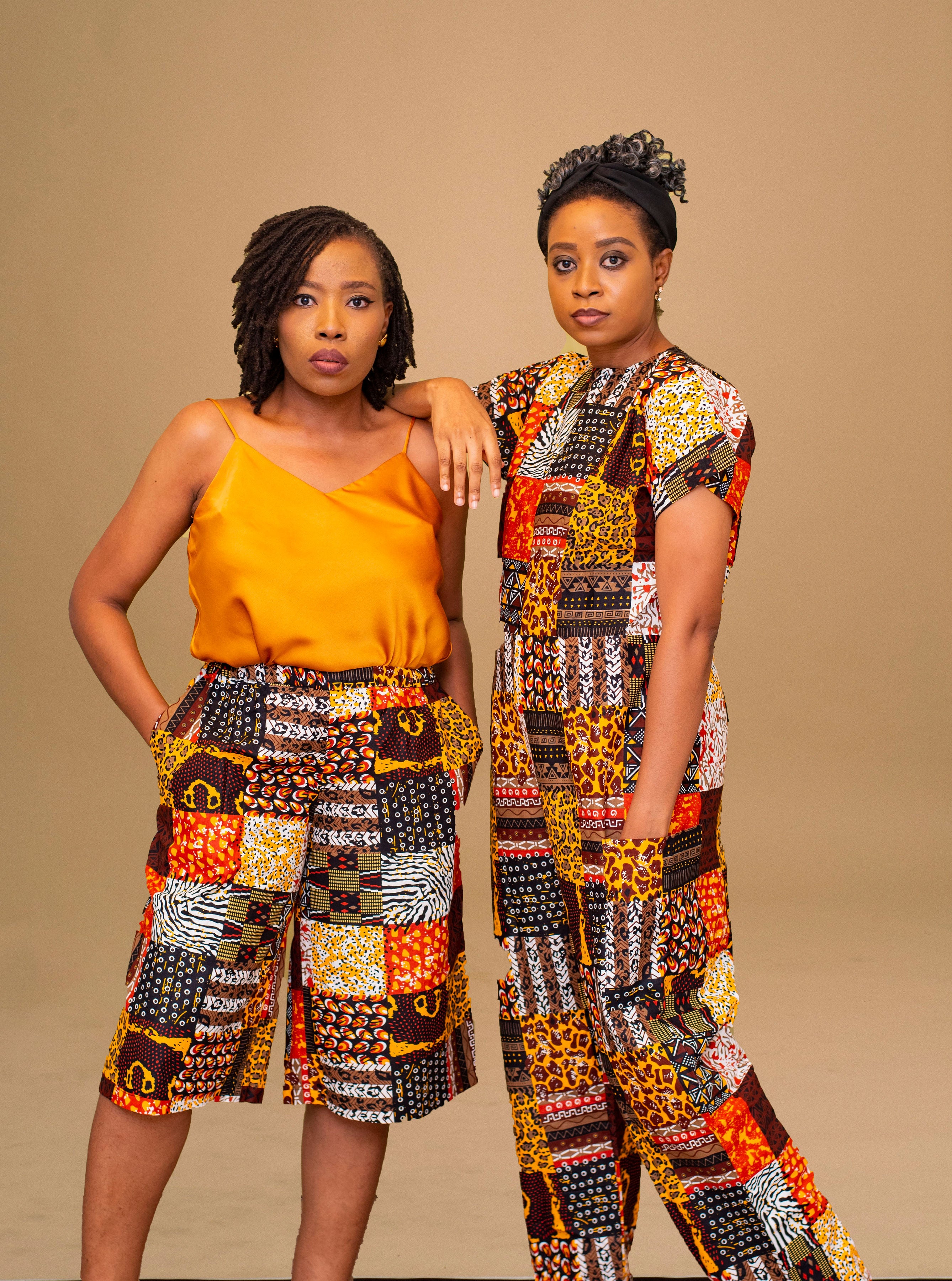 NKATA AFRICAN PRINT JUMPSUIT
