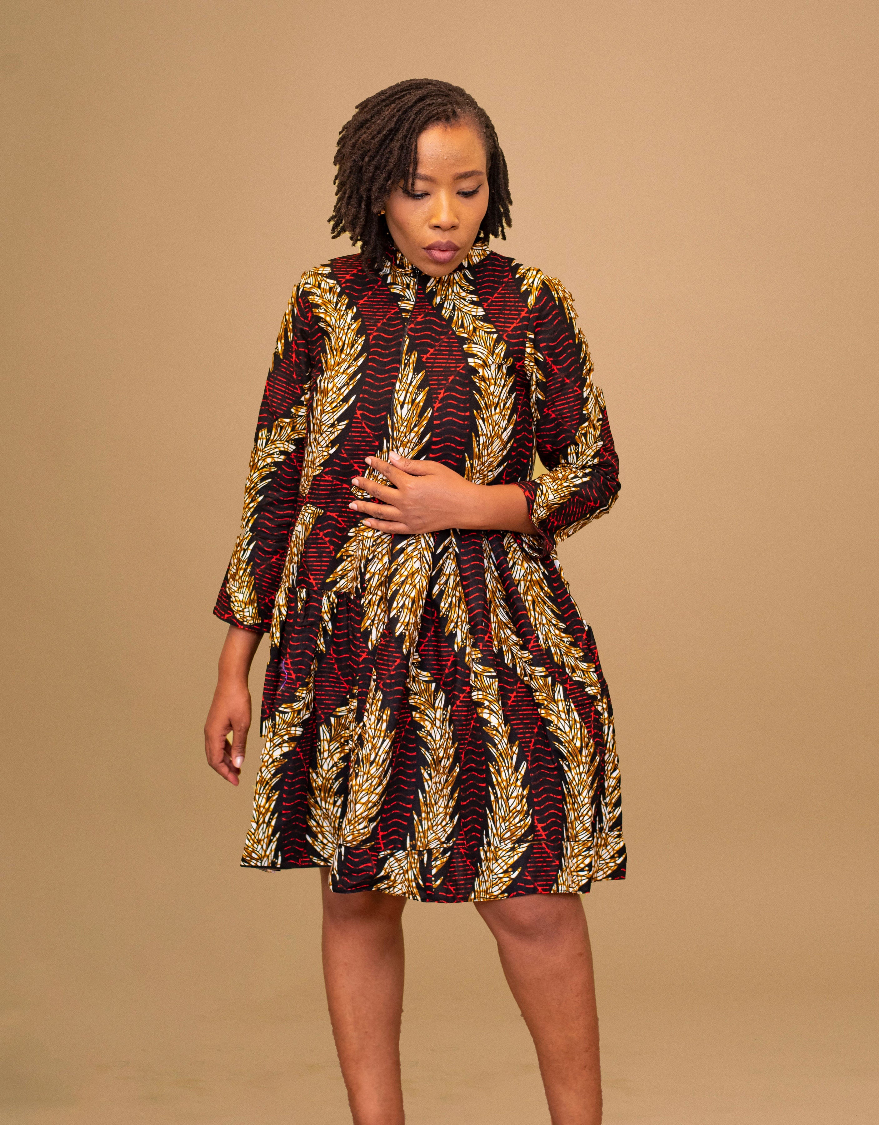 ZARAM AFRICAN PRINT DRESS