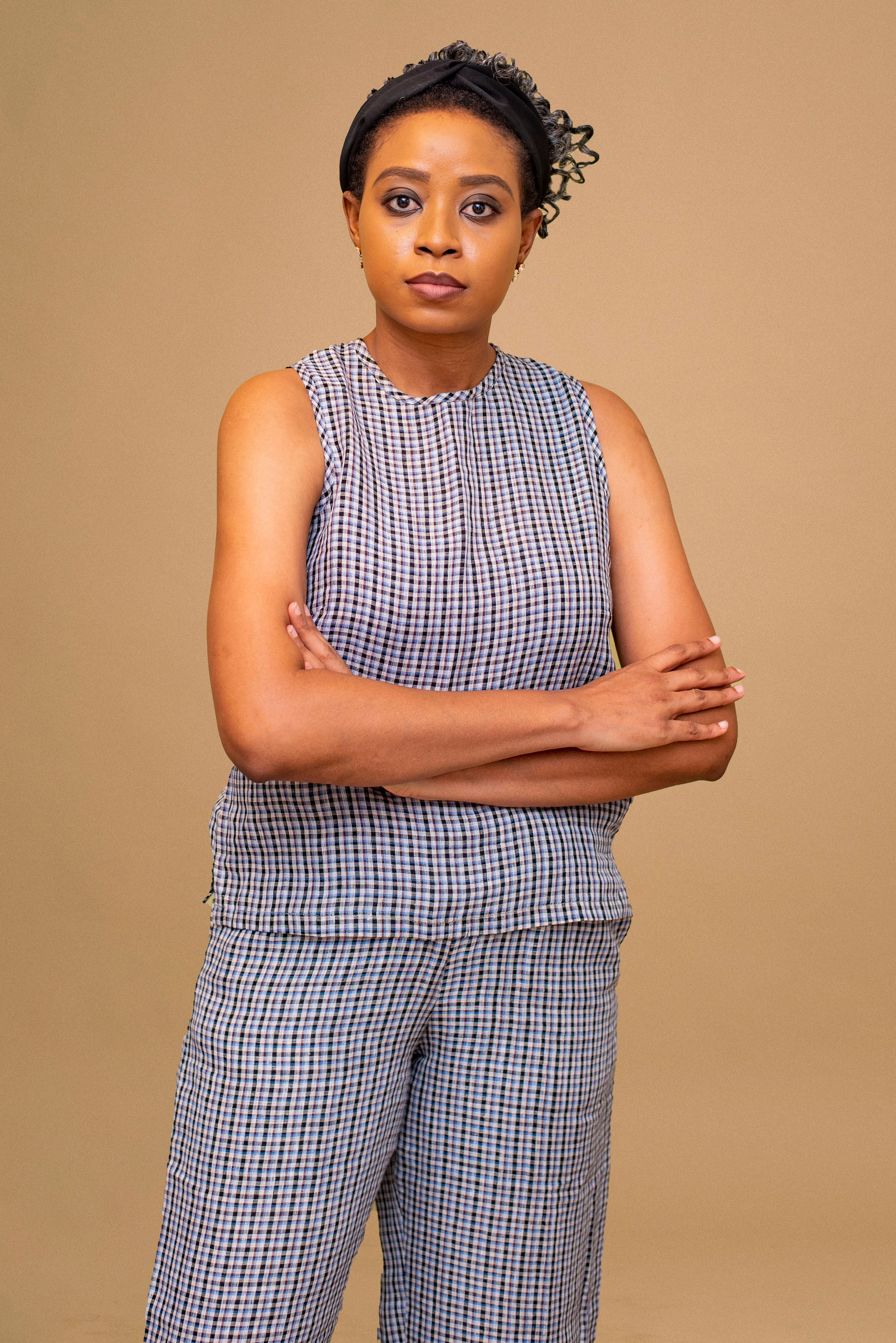 OLAUGO LINEN 2 PIECE PANT SET