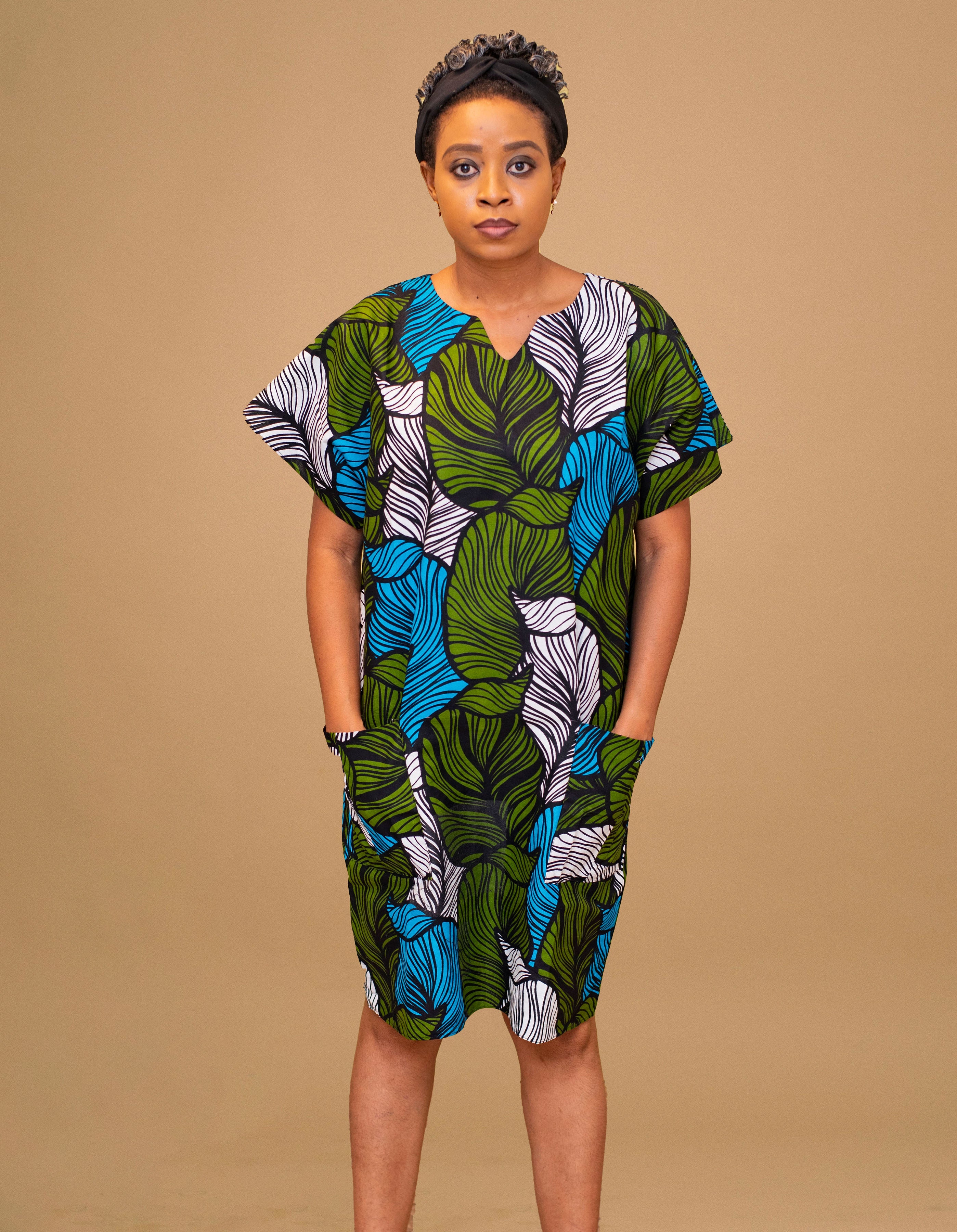 NKEM AFRICAN PRINT DRESS