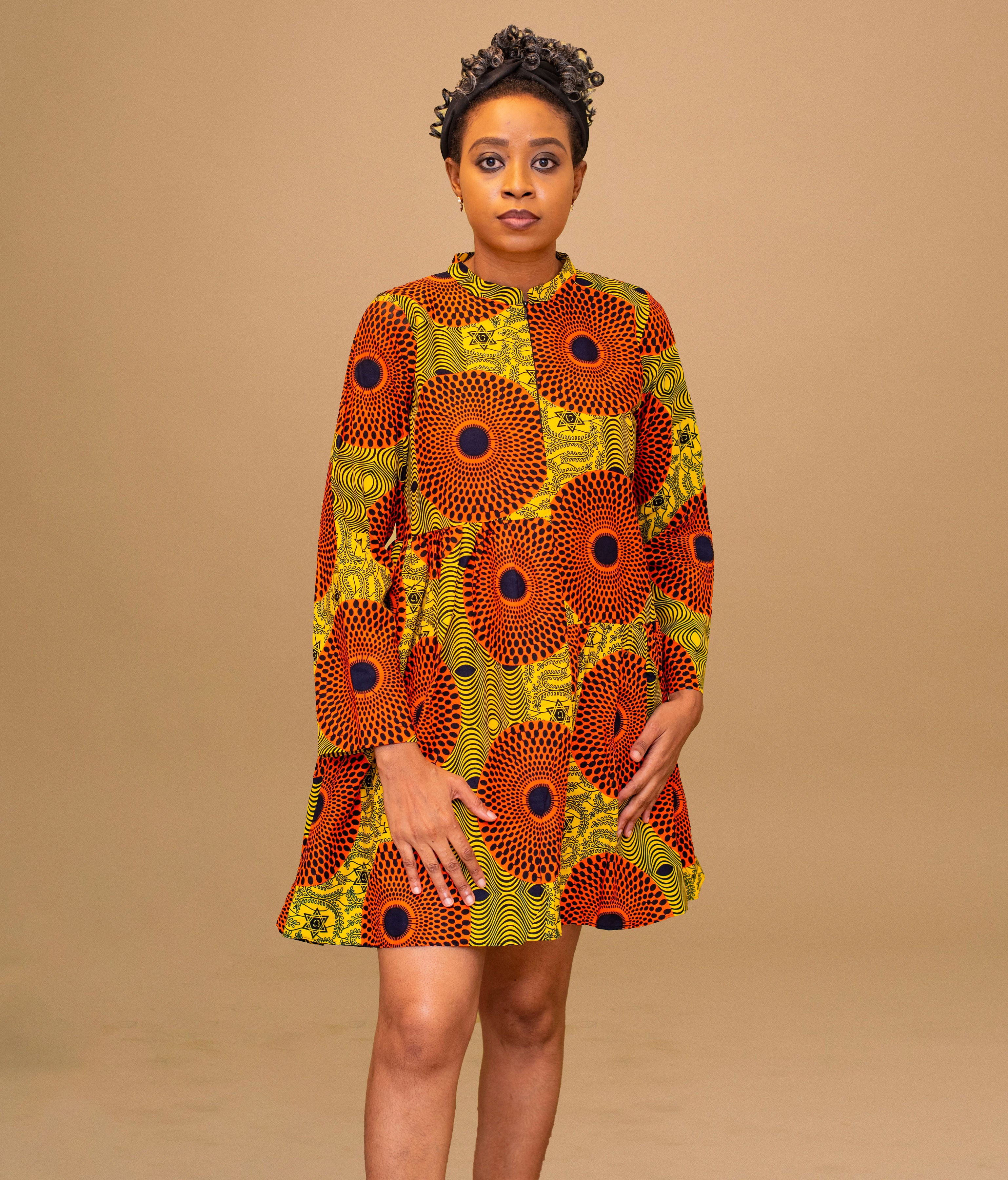 ZULU AFRICAN PRINT DRESS