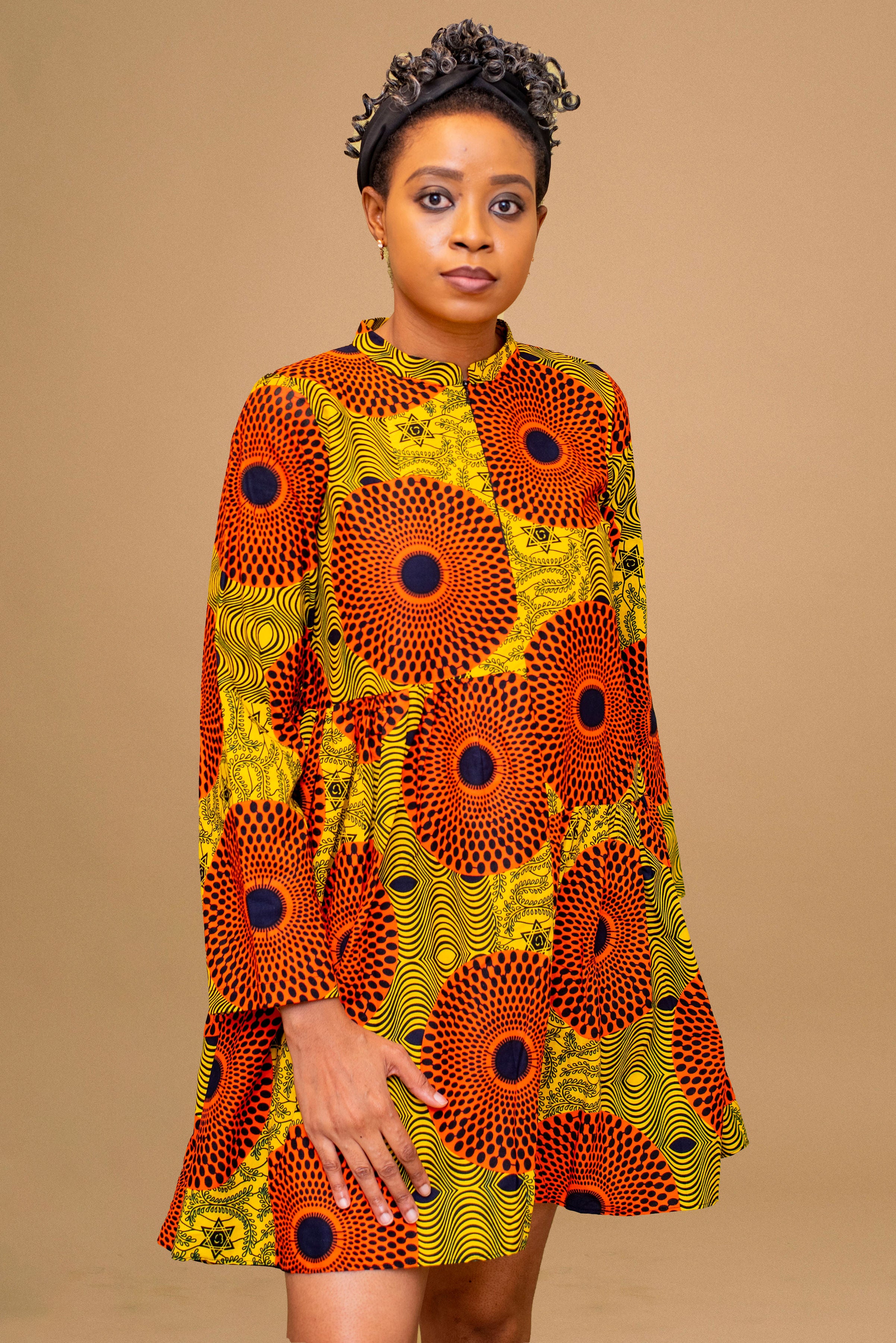 ZULU AFRICAN PRINT DRESS