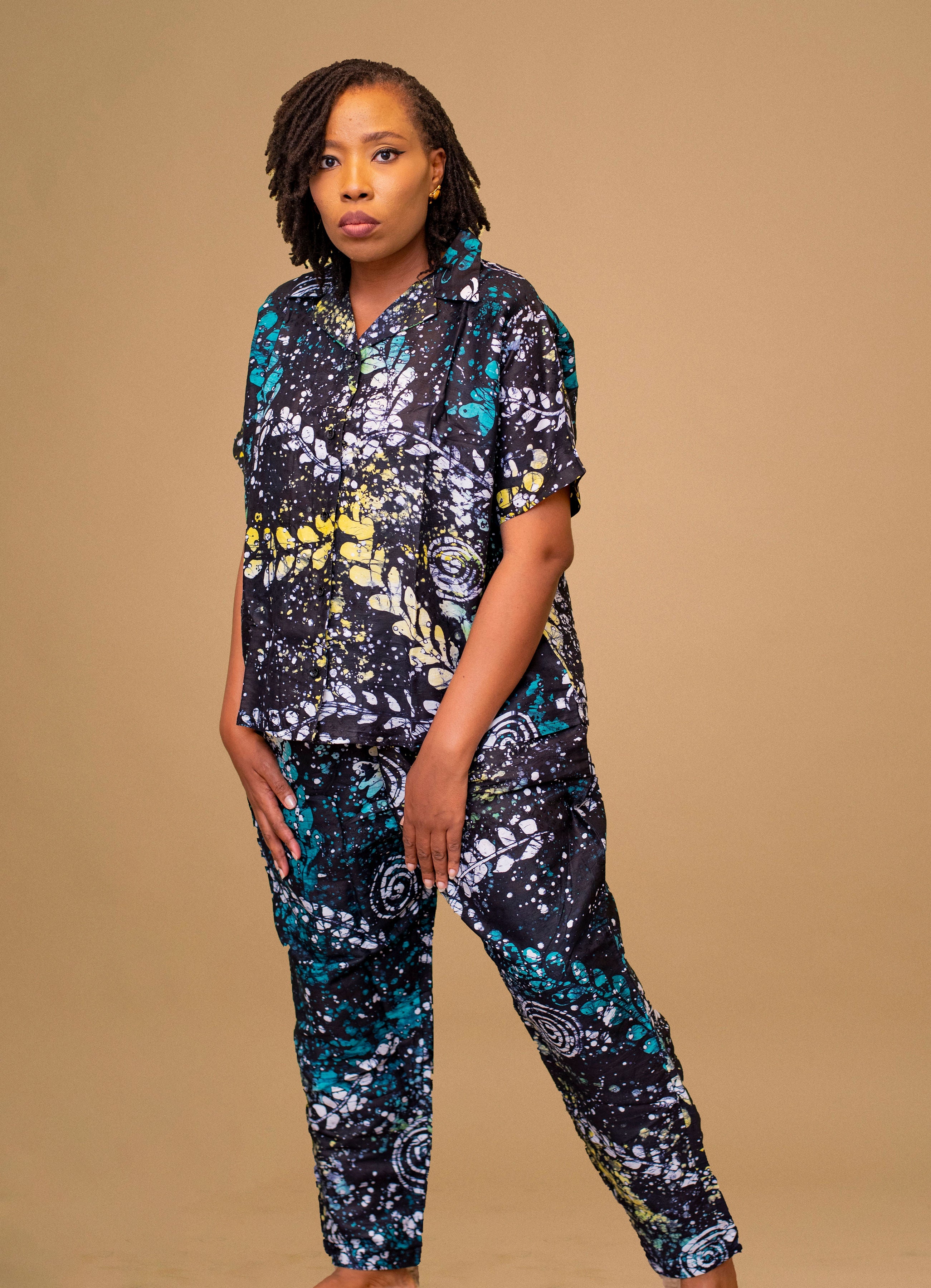 NNEKA AFRICAN PRINT 2 PIECE PANT SET