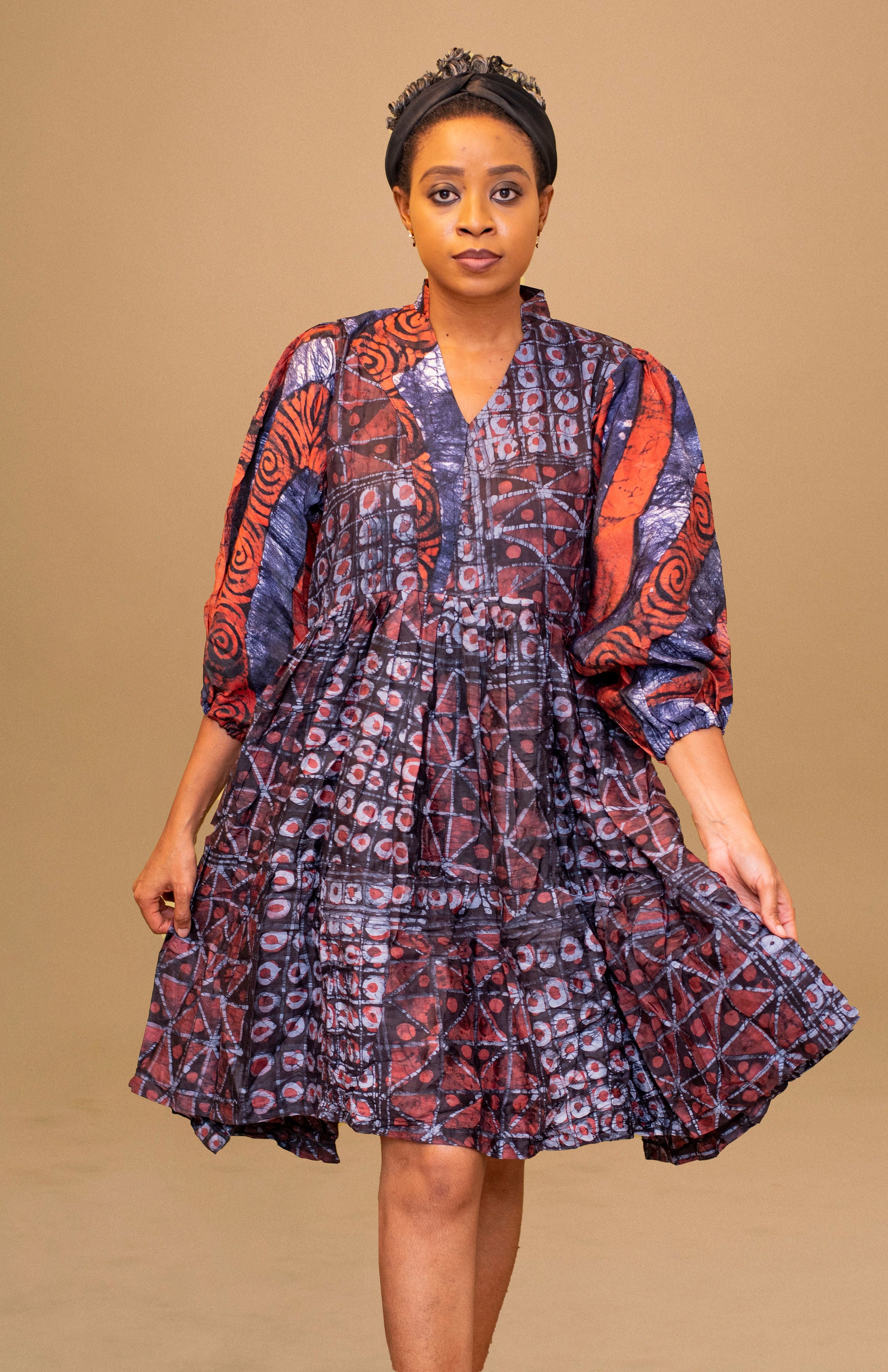 KAIMA AFRICAN PRINT DRESS