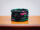AFRICAN PRINT 5 PIECES STACK BRACELET