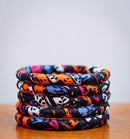 AFRICAN PRINT 5 PIECES STACK BRACELET