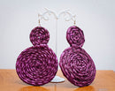 KANMARA RAFFIA EAR RINGS