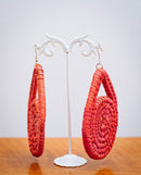 NGOZI RAFFIA EAR RINGS
