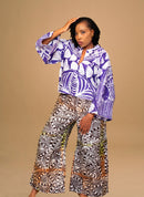 IJE AFRICAN PRINT 2 PIECE PANT SET