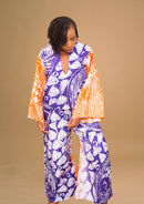 ZINA AFRICAN PRINT 2 PIECE PANT SET