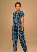 KAMSO AFRICAN PRINT JUMPSUIT