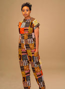 NKATA AFRICAN PRINT JUMPSUIT