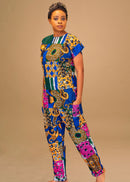 ADAOBI AFRICAN PRINT JUMPSUIT