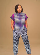 ZIMU AFRICAN PRINT 2 PIECE PANT SET