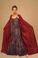 OMALICHA AFRICAN PRINT KIMONO SET