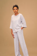 OLAOCHA LINEN 2 PIECE PANT SET