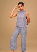 OLAUGO LINEN 2 PIECE PANT SET